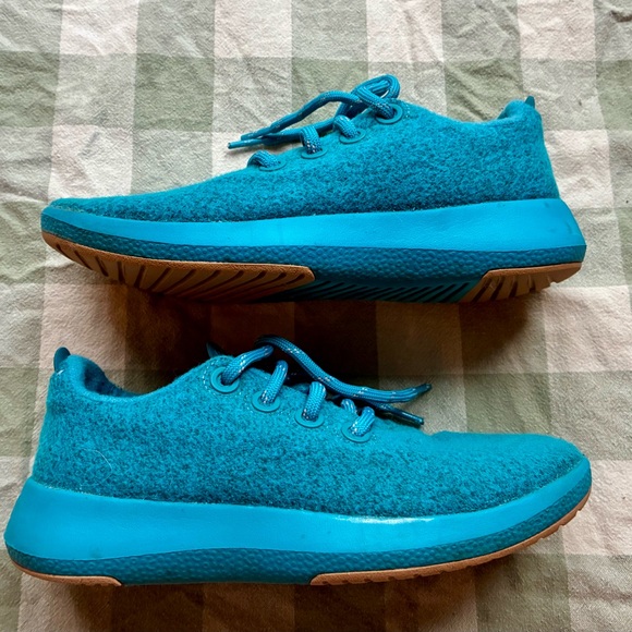 allbirds Shoes - allbirds Merino Wool Mizzles Teal Blue Runners Sneakers All Weather Women’s 8